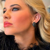 Rock Star Earrings in Jet