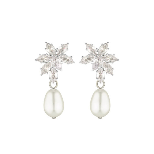Aster Pearl Earrings