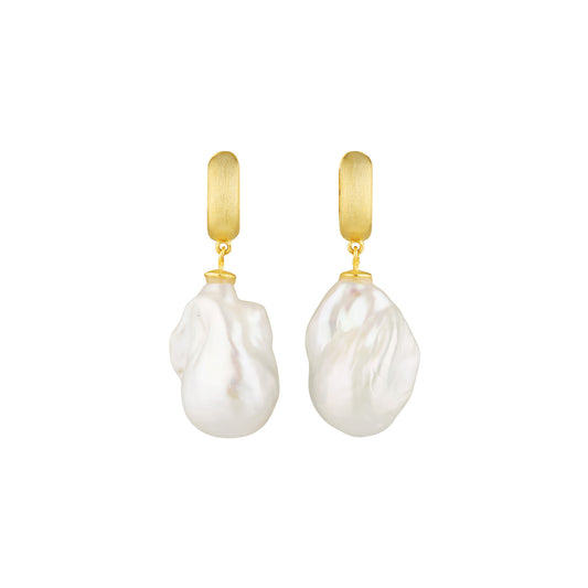 Baroque Pearl Drop Earrings